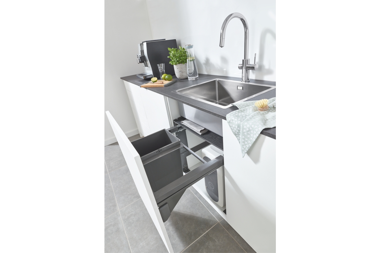 Смеситель для кухни GROHE Blue Home с системой фильтрации, охлаждения и газирования воды, Wi-Fi, хром (31541000)