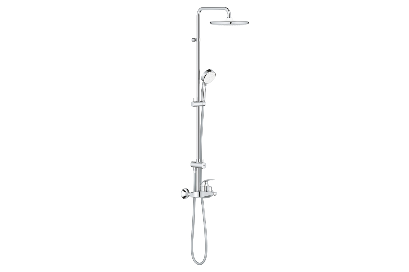 Душевая система GROHE Tempesta Cosmopolitan 250 со смесителем для ванны, хром (26674000)