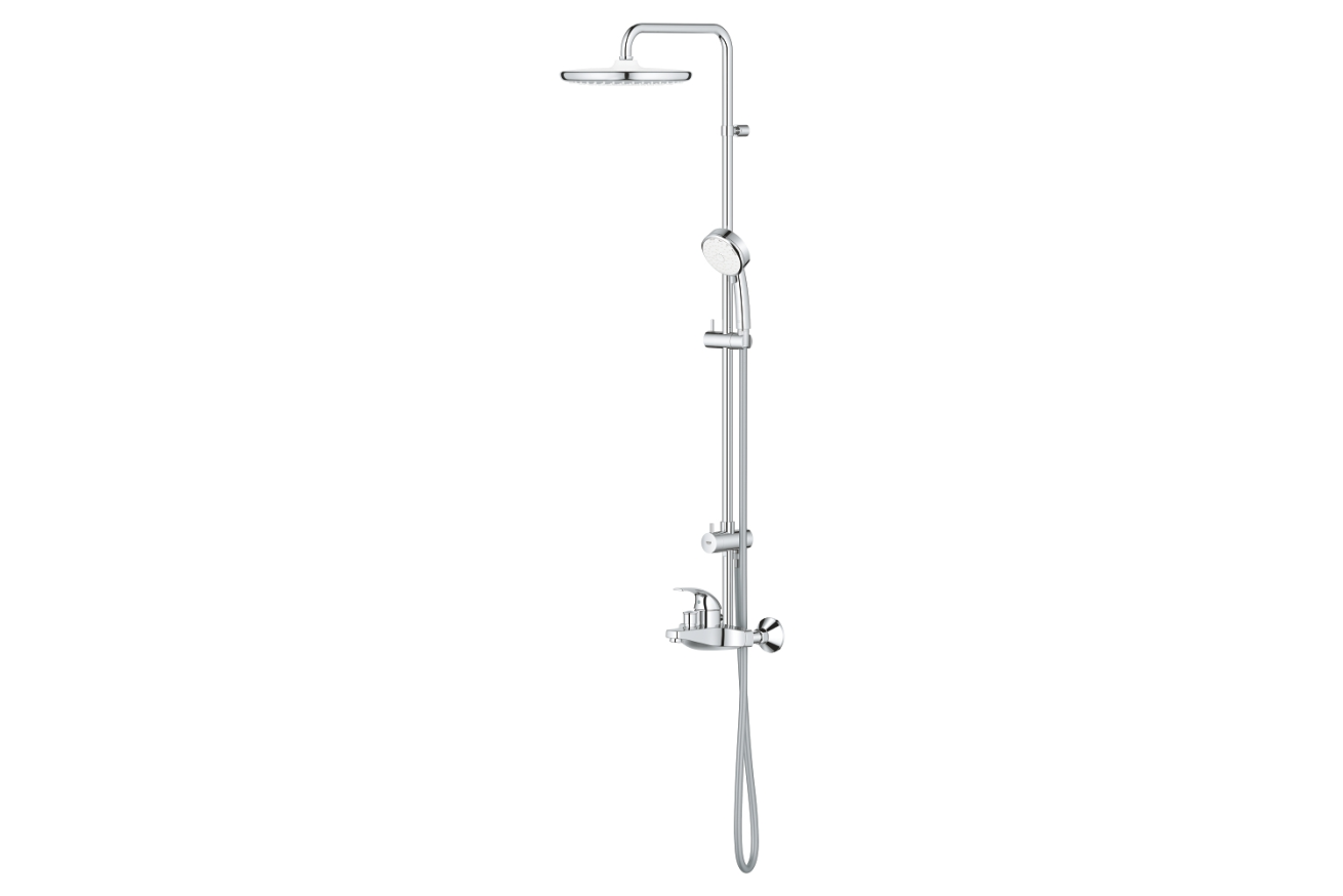 Душевая система GROHE Tempesta Cosmopolitan 250 со смесителем для ванны, хром (26674000)