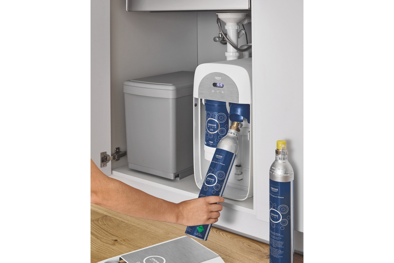 Комплект баллонов с углекислым газом, GROHE Blue, 425 г., 4 шт., (40422000)