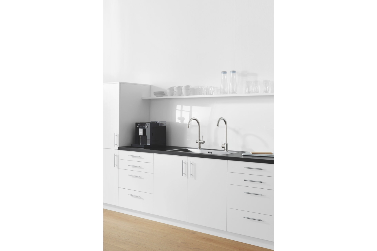 Смеситель для кухни GROHE Blue Home с системой фильтрации, охлаждения и газирования воды, хром (31455000)