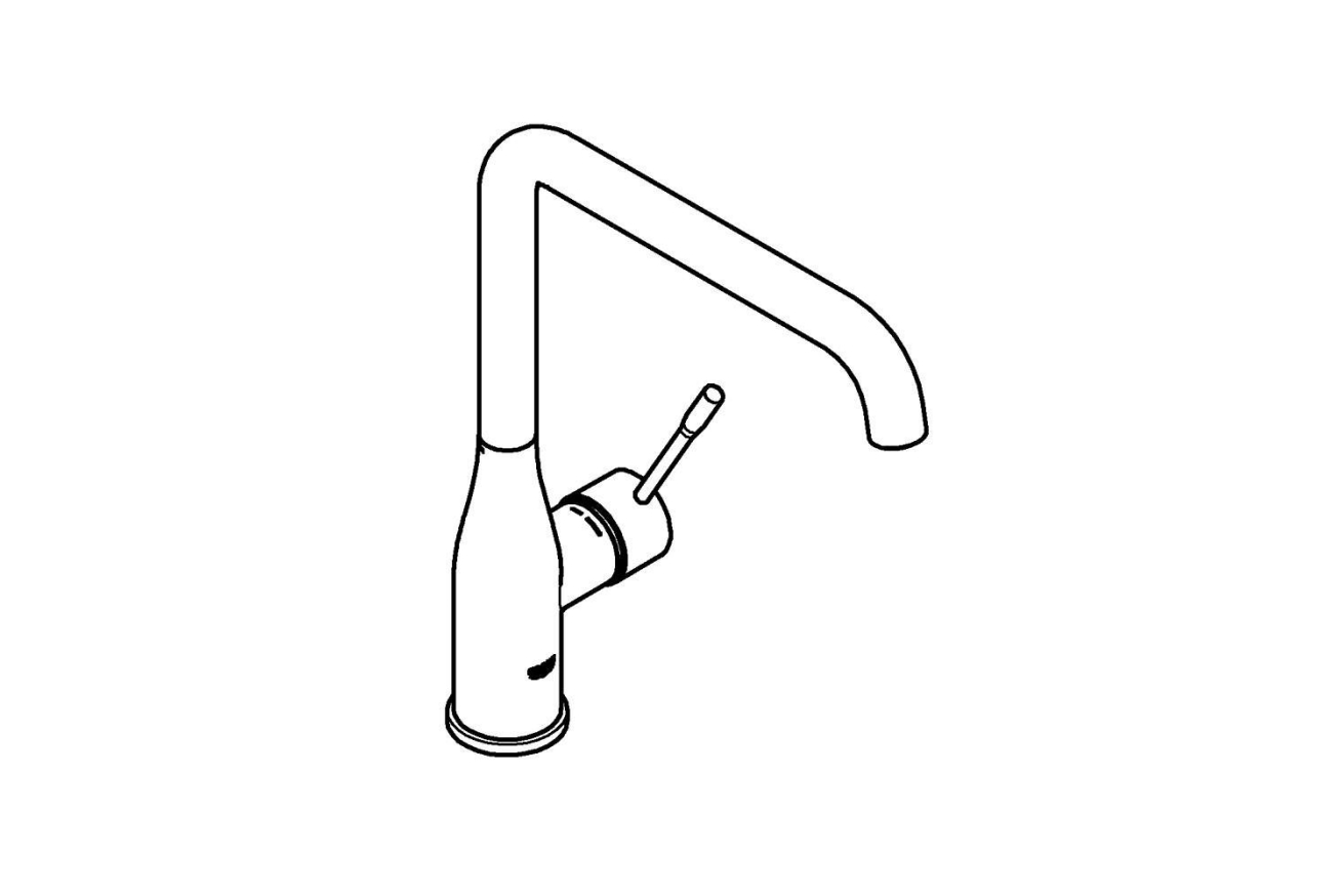 Смеситель для кухни GROHE Essence, теплый закат глянец (30505DA0)