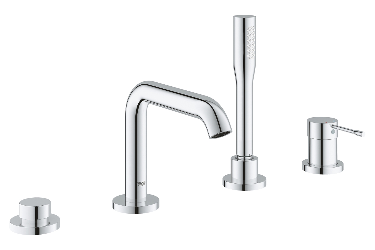 Смеситель для ванны GROHE Essence на 4 отверстия, на край ванны