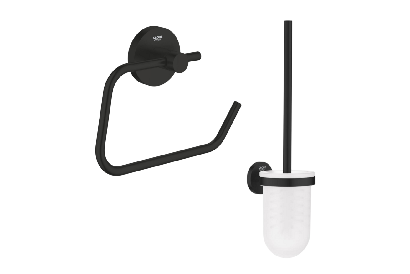 Набор аксессуаров GROHE Essentials, матовый черный (NA0002)