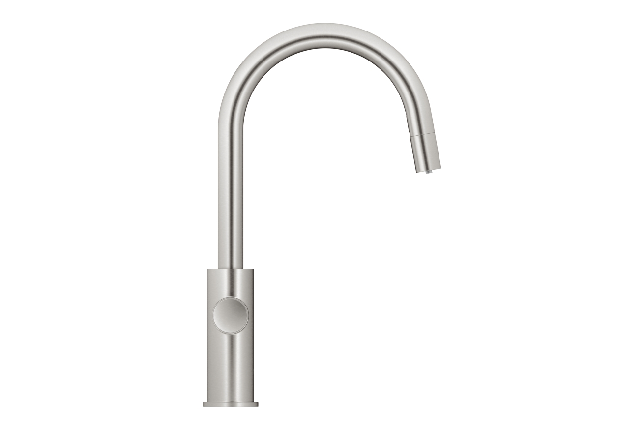 Смеситель для кухонной мойки GROHE Blue Home с системой фильтрации, охлаждения и газирования воды, Wi-Fi, суперсталь (31541DC0)