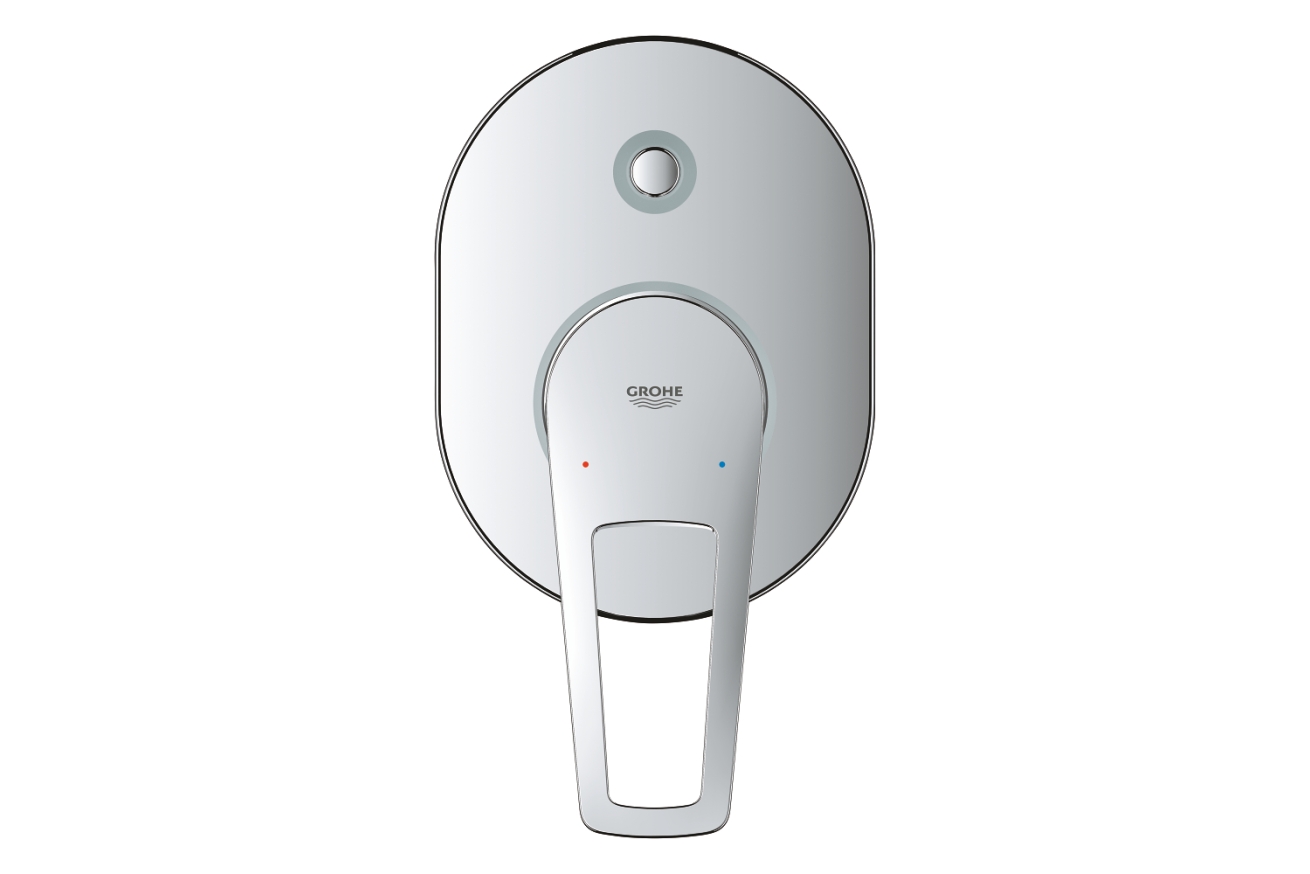 Смеситель для ванны GROHE BauLoop в комплекте с монтажной частью, хром (29041001)