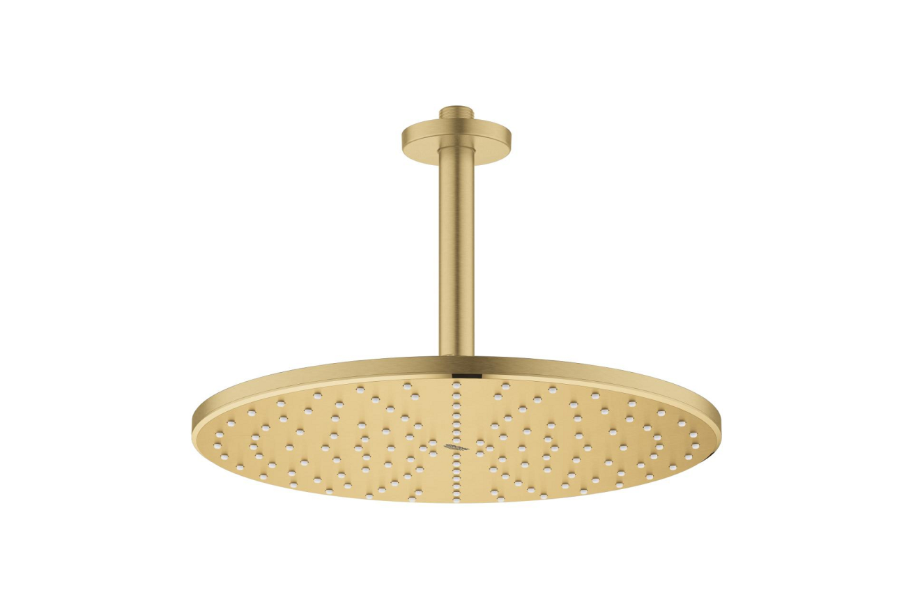 Верхний душ GROHE Rainshower 310 Mono с душевым кронштейном, холодный рассвет матовый (26560GN0)