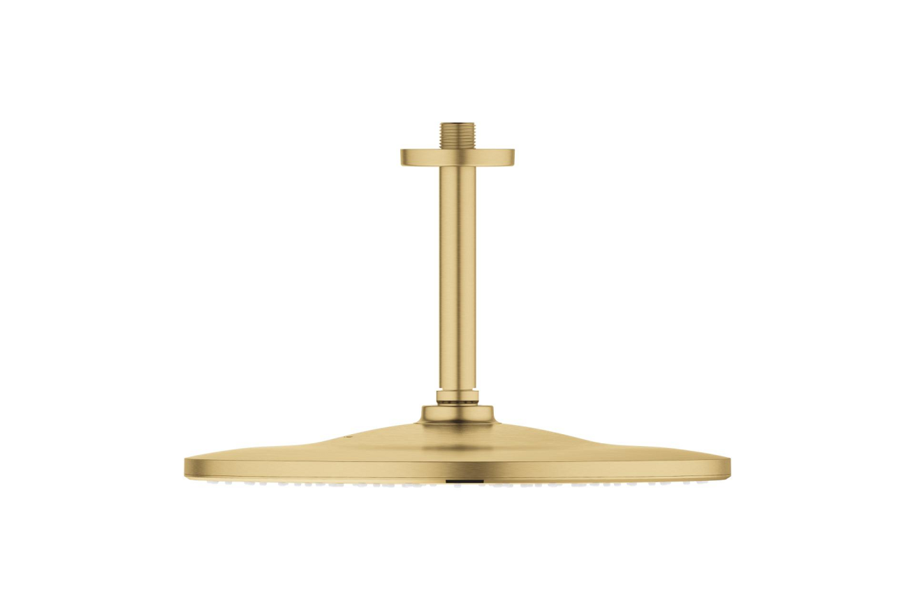 Верхний душ GROHE Rainshower 310 Mono с душевым кронштейном, холодный рассвет матовый (26560GN0)