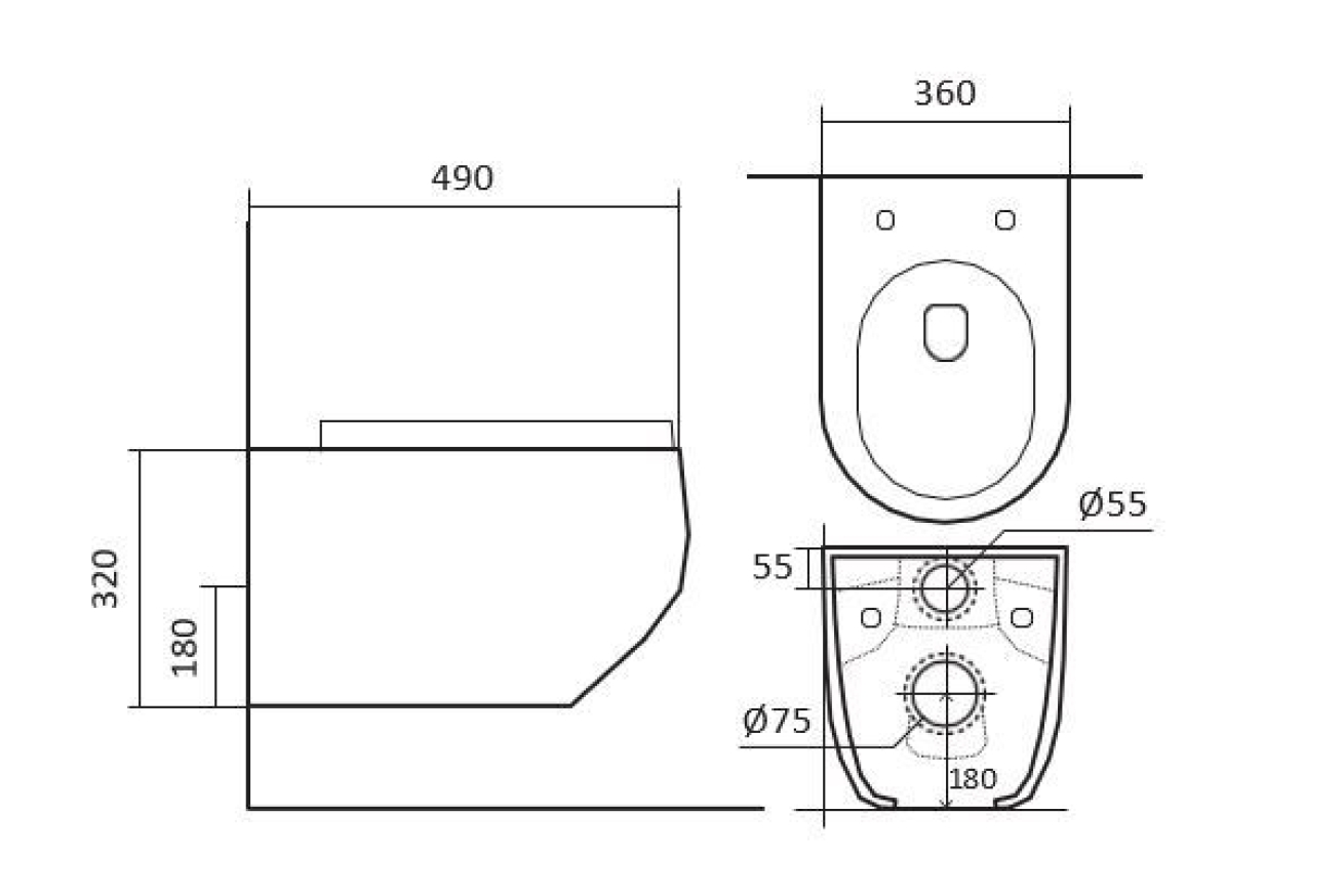 Комплект инсталляции GROHE 38811KF0-B/S с унитазом Aquatek ЕВРОПА и сиденьем с микролифтом (NW0153/S)