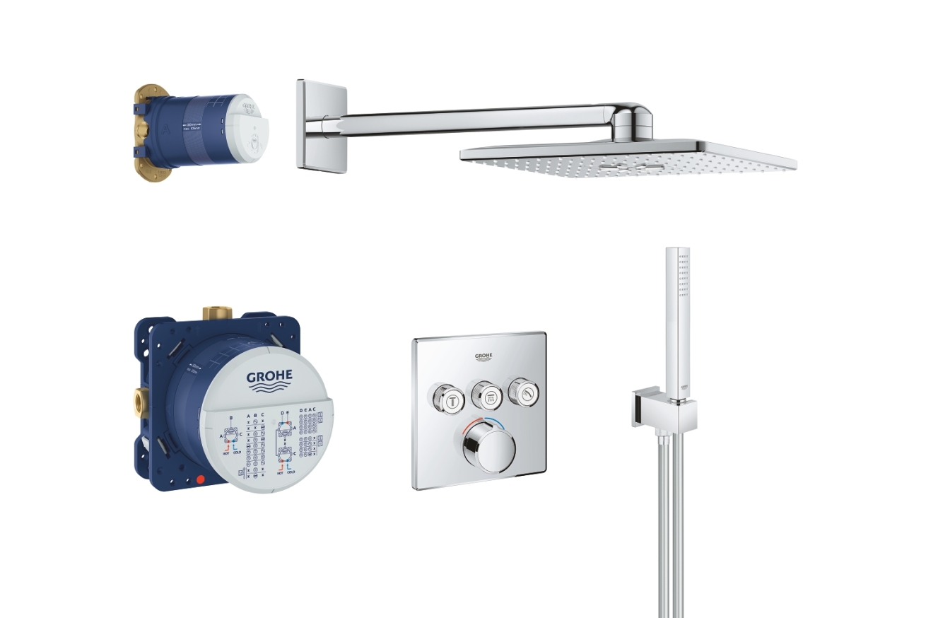 Душевая система GROHE SmartControl со смесителем для душа, хром (34712000)