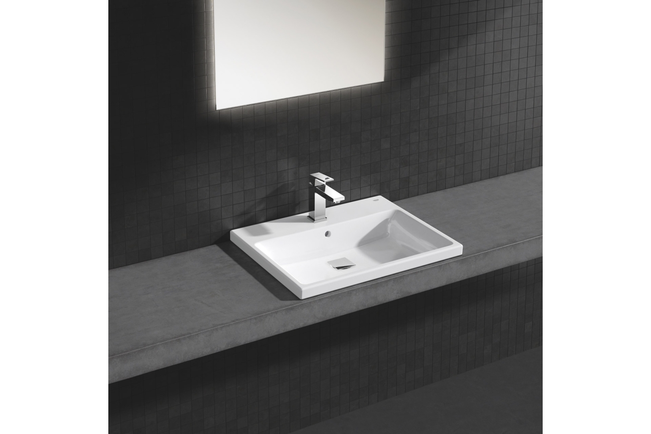 Смеситель для раковины GROHE Eurocube с донным клапаном, M-size, хром (23445000)