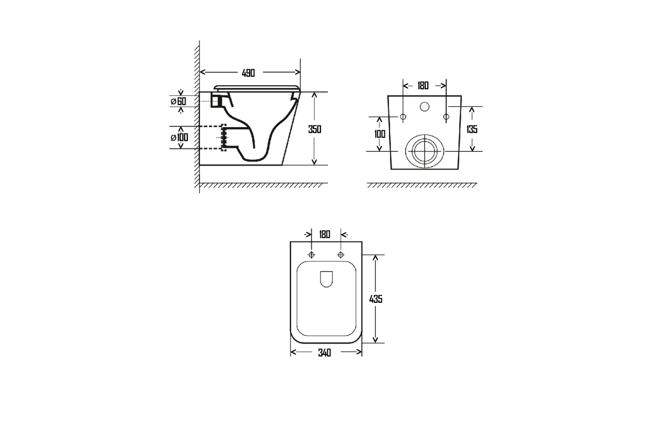 Комплект инсталляции GROHE 38775001 с унитазом AQUAme AQM2004 и сиденьем с микролифтом (NW0169/S)