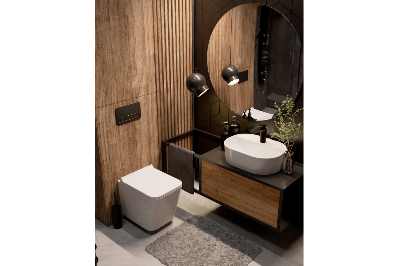 Комплект инсталляции GROHE 38775001 с унитазом AQUAme AQM2004 и сиденьем с микролифтом (NW0169/S)