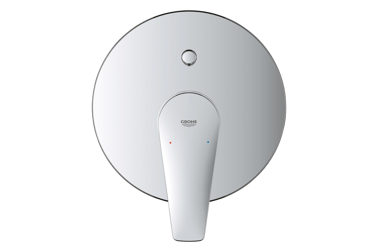 Смеситель для ванны GROHE BauEdge в комплекте с монтажной частью, хром (29079001)
