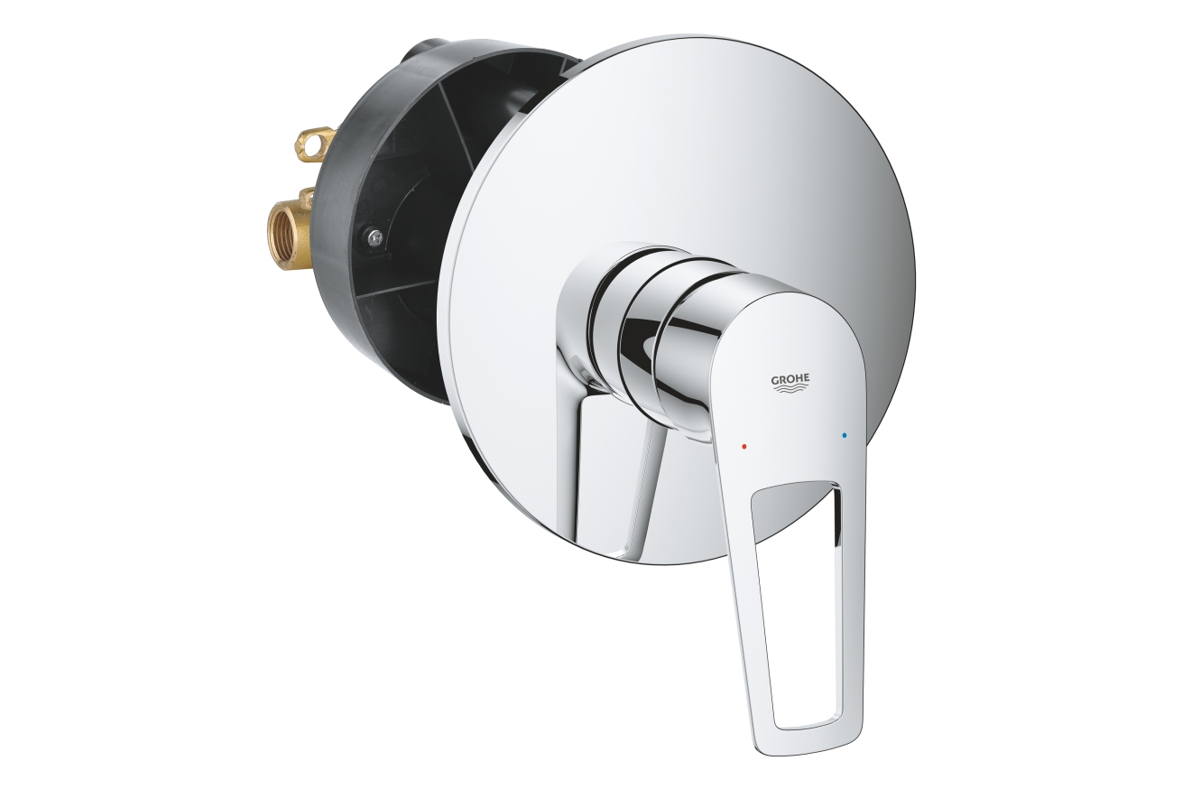 Смеситель для душа GROHE BauLoop в комплекте с монтажной частью, хром (29080001)