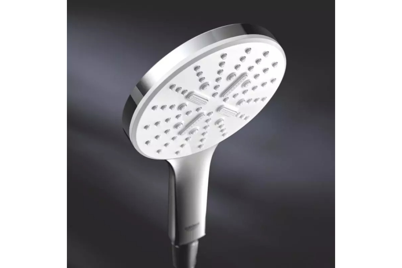 Душевая система GROHE Rainshower SmartActive 310 с термостатом для душа, белая луна (26647LS0)