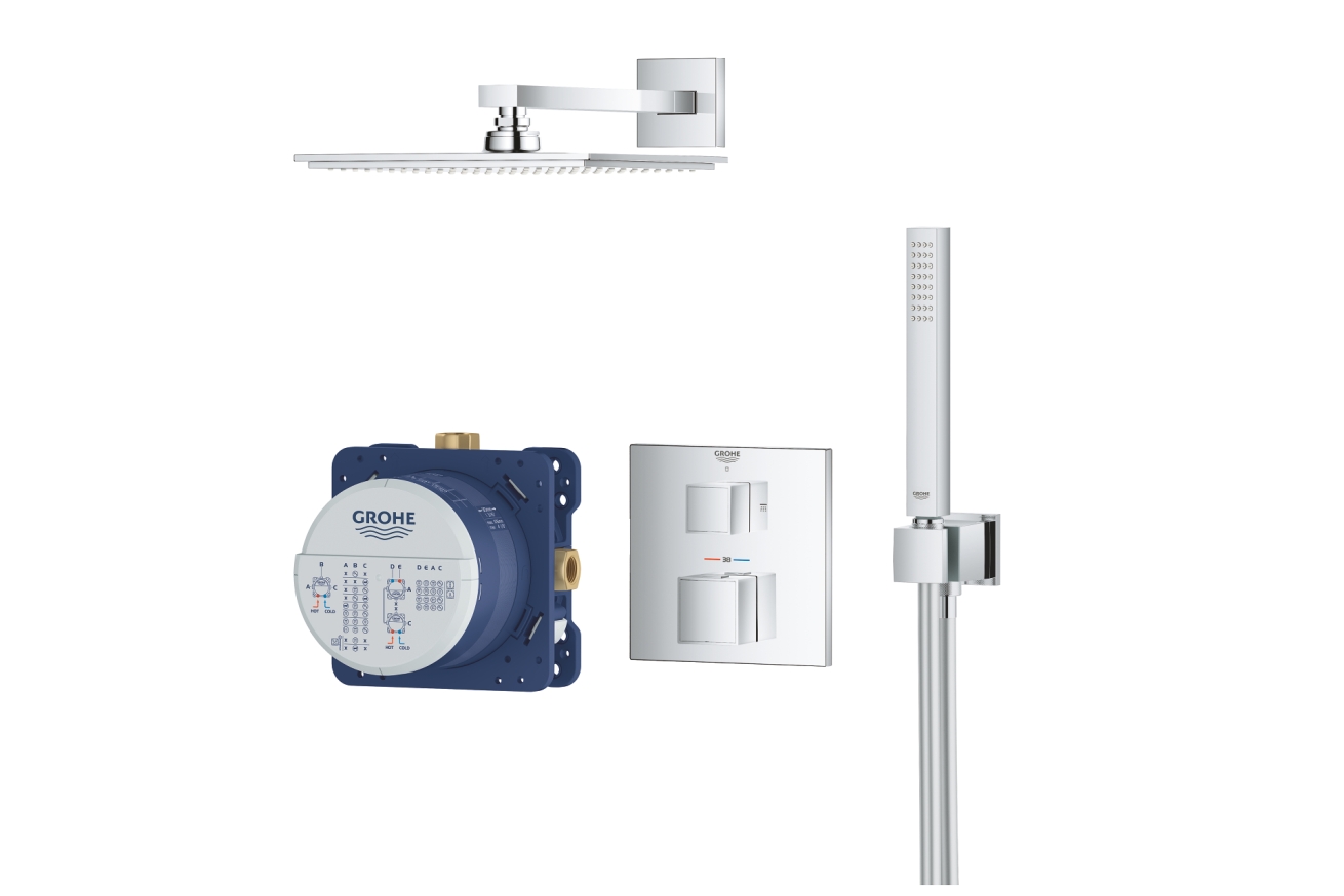 Душевая система GROHE Grohtherm Cube, хром, (34741000)