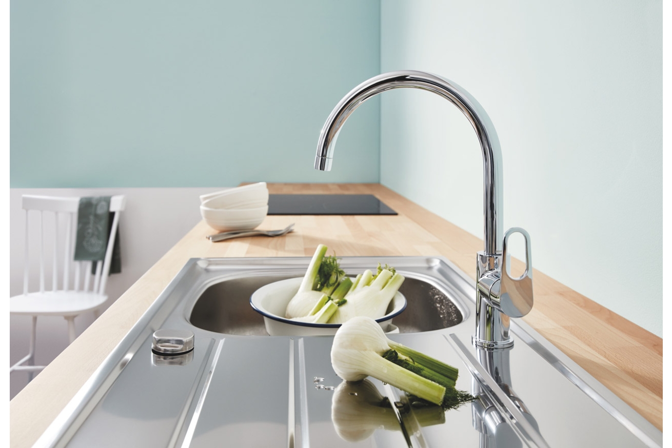 Смеситель для кухни GROHE BauFlow, хром (31230001)