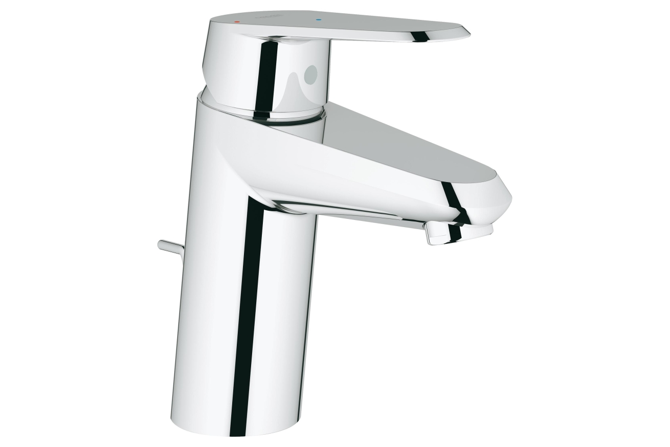 Смеситель для раковины GROHE Eurodisc Cosmopolitan с донным клапаном, S-size, хром (2338420E)