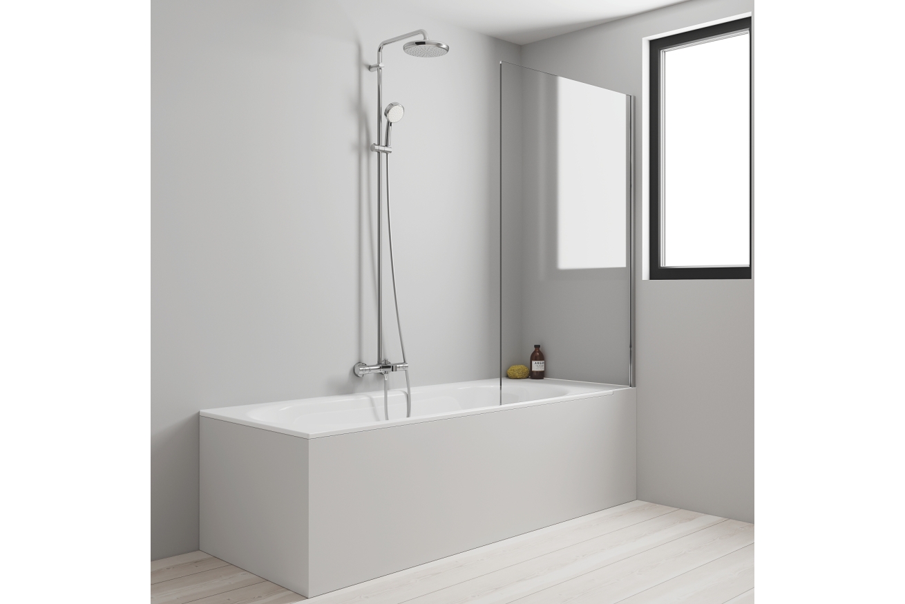 Душевая система GROHE Tempesta Cosmopolitan System 210 с термостатом для ванны, хром (26223001)