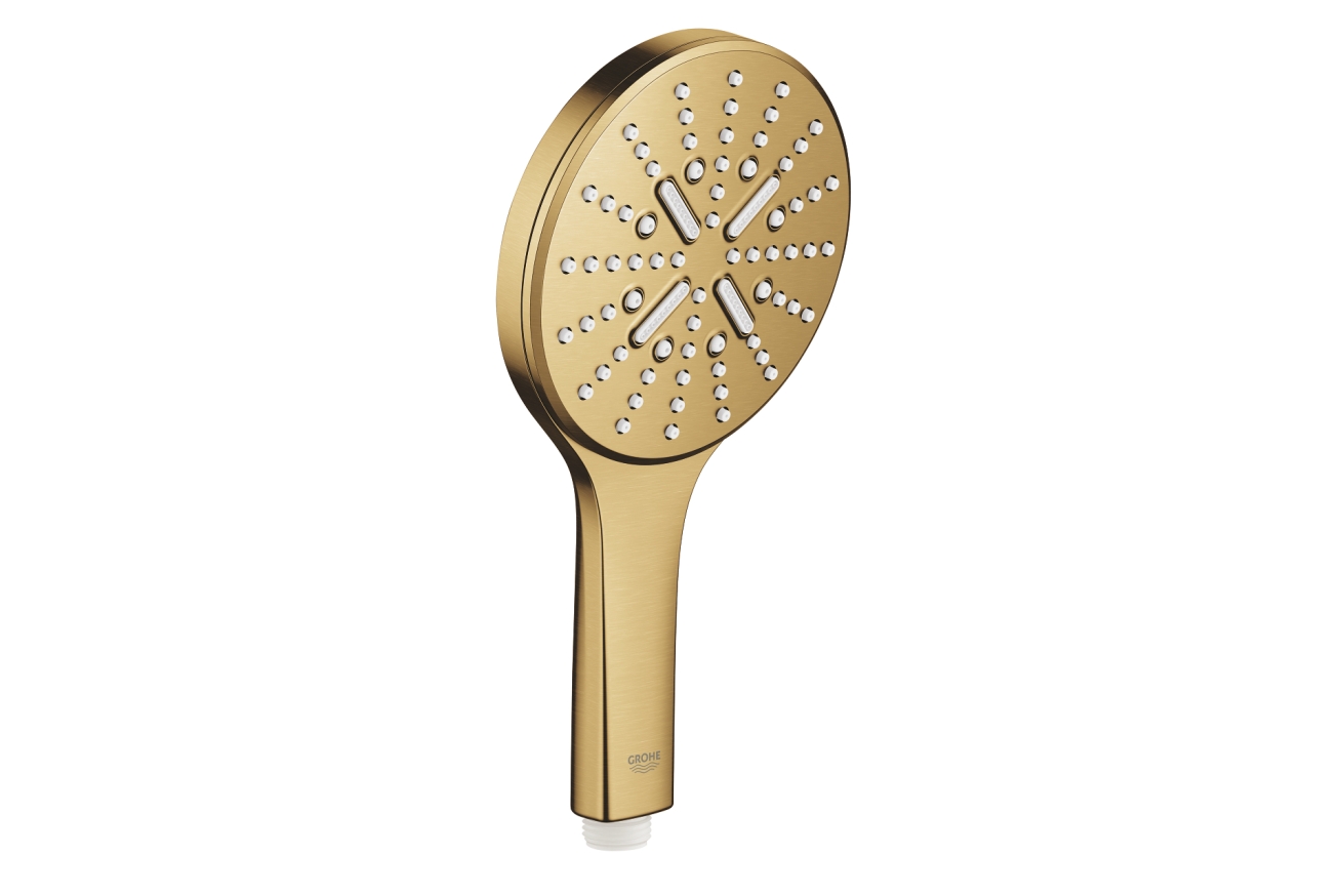 Ручной душ GROHE Rainshower SmartActive 130, 3 режима, холодный рассвет матовый (26574GN0)