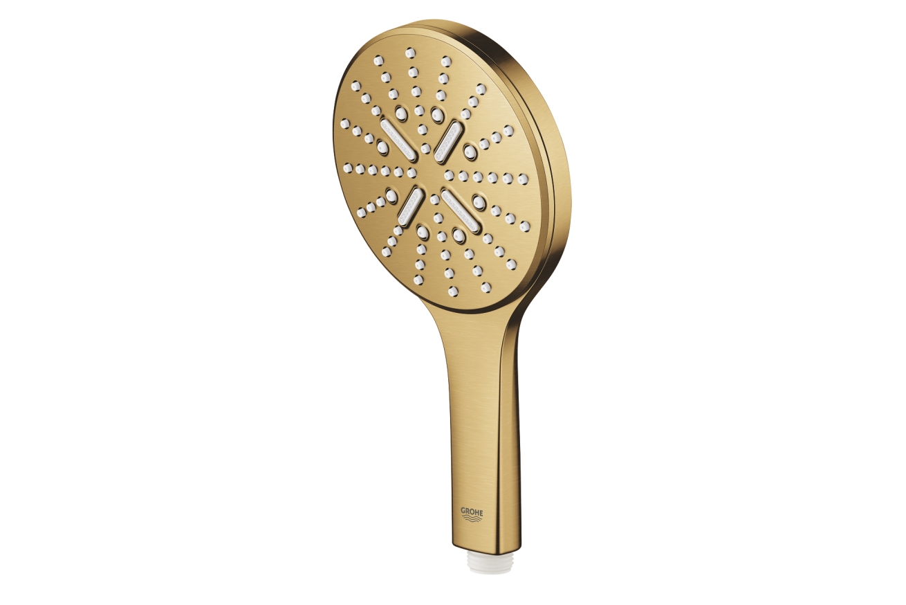 Ручной душ GROHE Rainshower SmartActive 130, 3 режима, холодный рассвет матовый (26574GN0)
