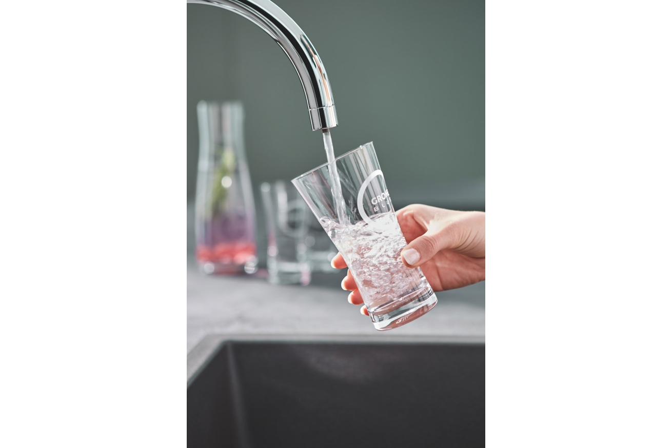 Смеситель для кухни GROHE Blue Pure Eurosmart с функцией фильтрации, с фильтром в комплекте, хром (30386000)