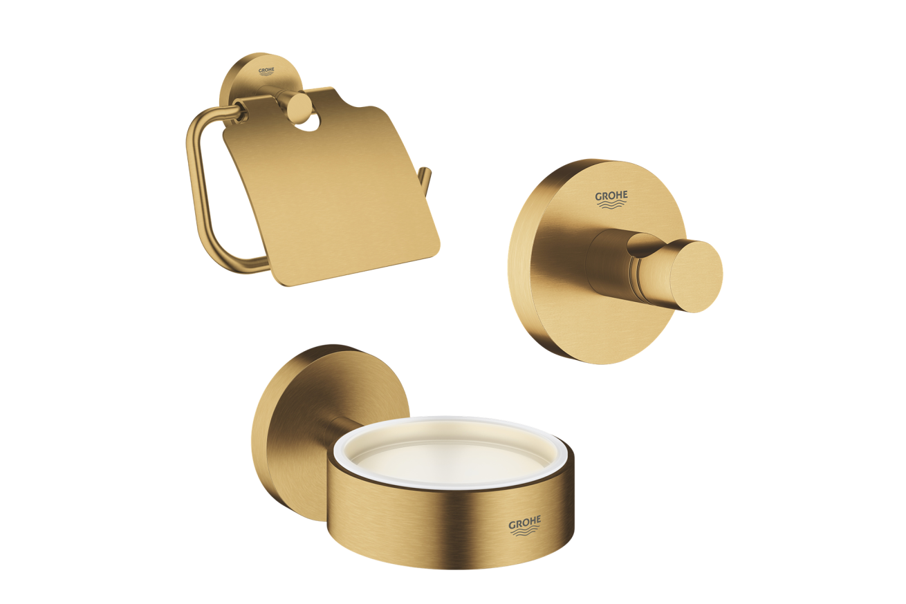 Набор аксессуаров GROHE Essentials, холодный рассвет матовый (NA0007)