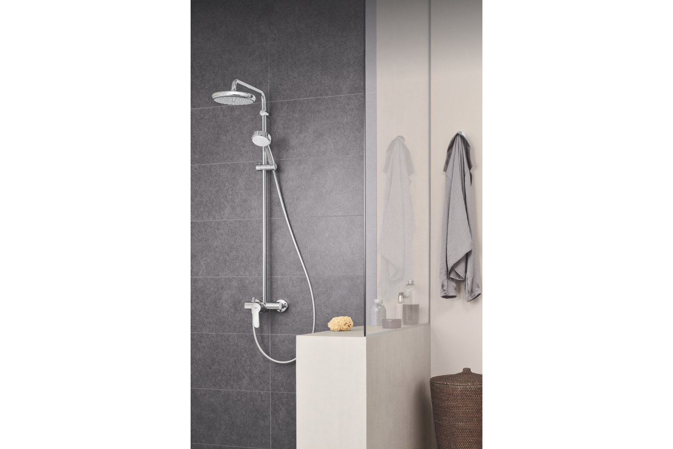 Душевая система GROHE Tempesta Cosmopolitan System 210 со смесителем для душа, хром (26224001)
