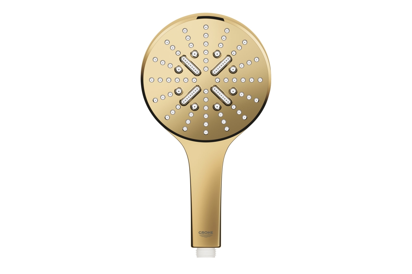 Душевая система GROHE Essence со смесителем для ванны, холодный рассвет глянец (25287GL0)