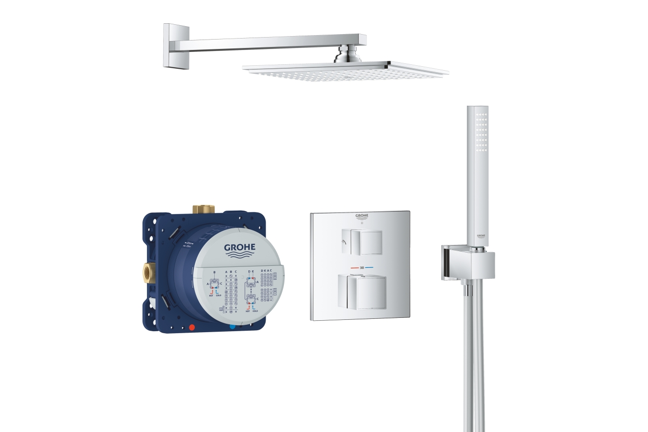 Душевая система GROHE Grohtherm Cube, хром, (34741000)