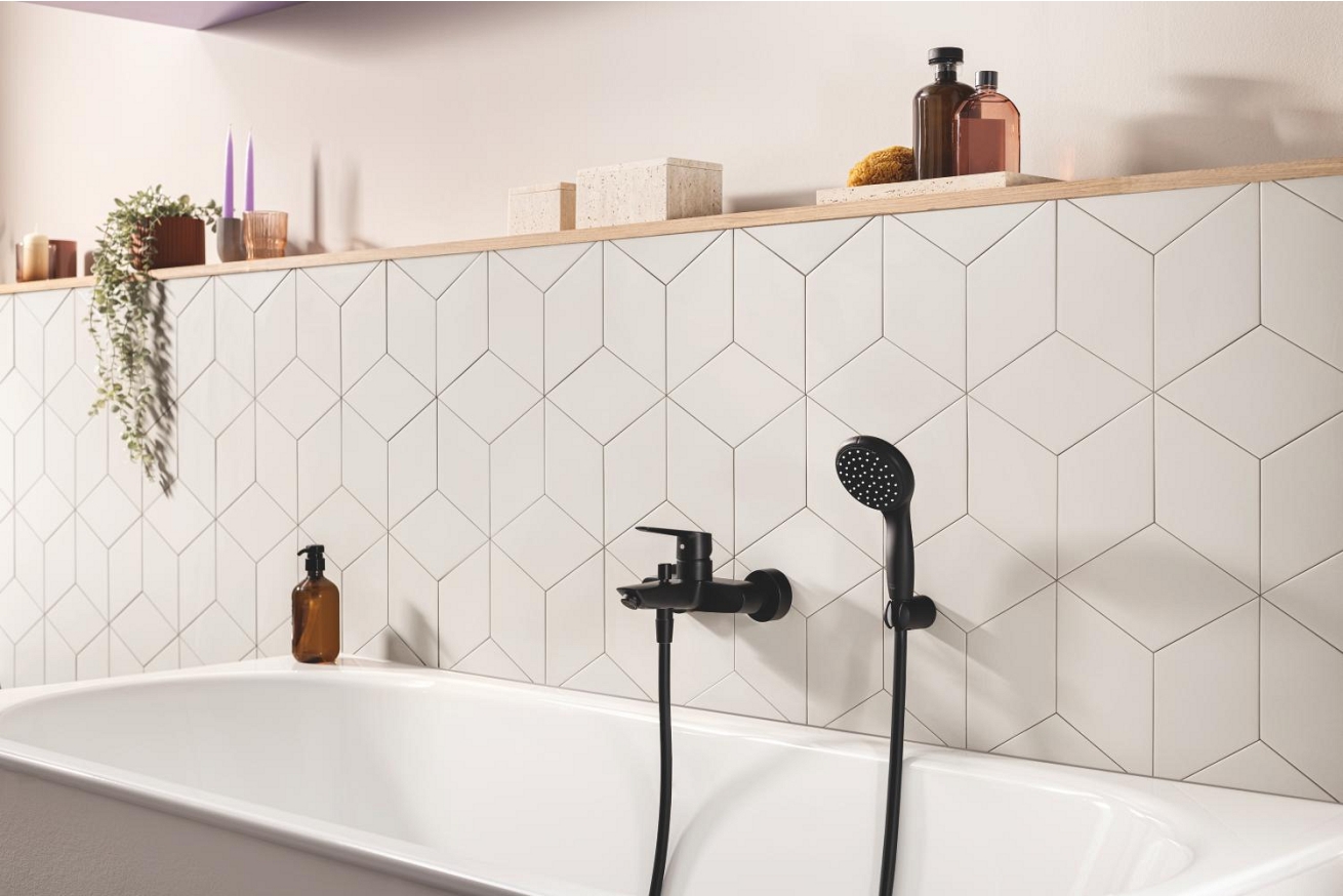 Смеситель для ванны GROHE Start, матовый черный (322782432)