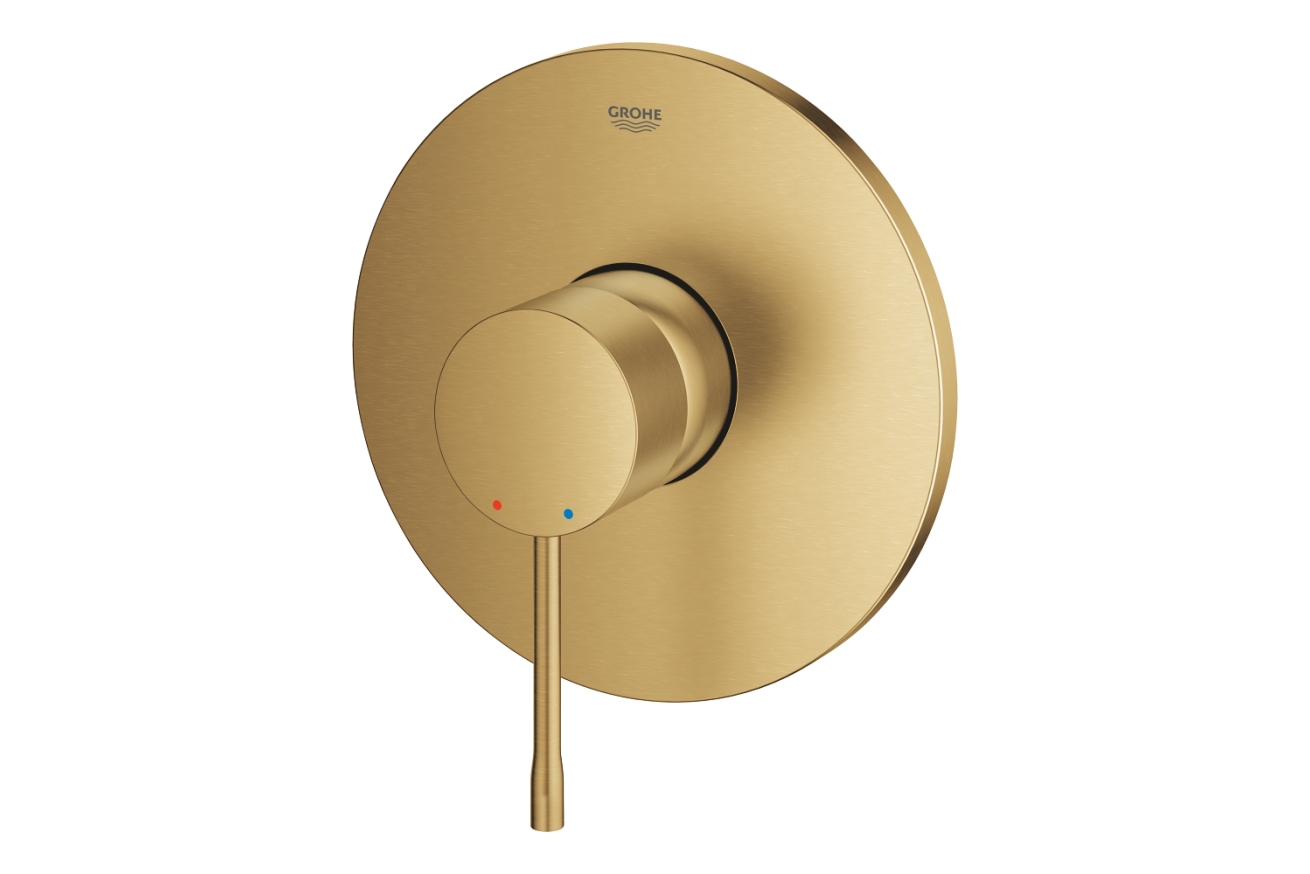 Внешняя часть смесителя для душа GROHE Essence скрытого монтажа, круглая, холодный рассвет матовый (24168GN1)