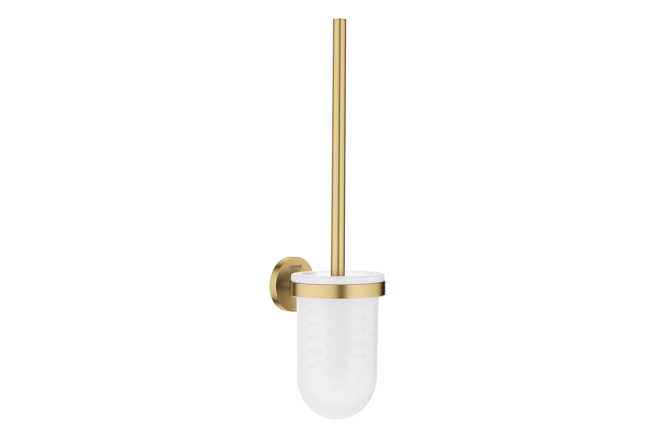 Туалетный ёршик GROHE Essentials с держателем, холодный рассвет матовый, (40374GN1)