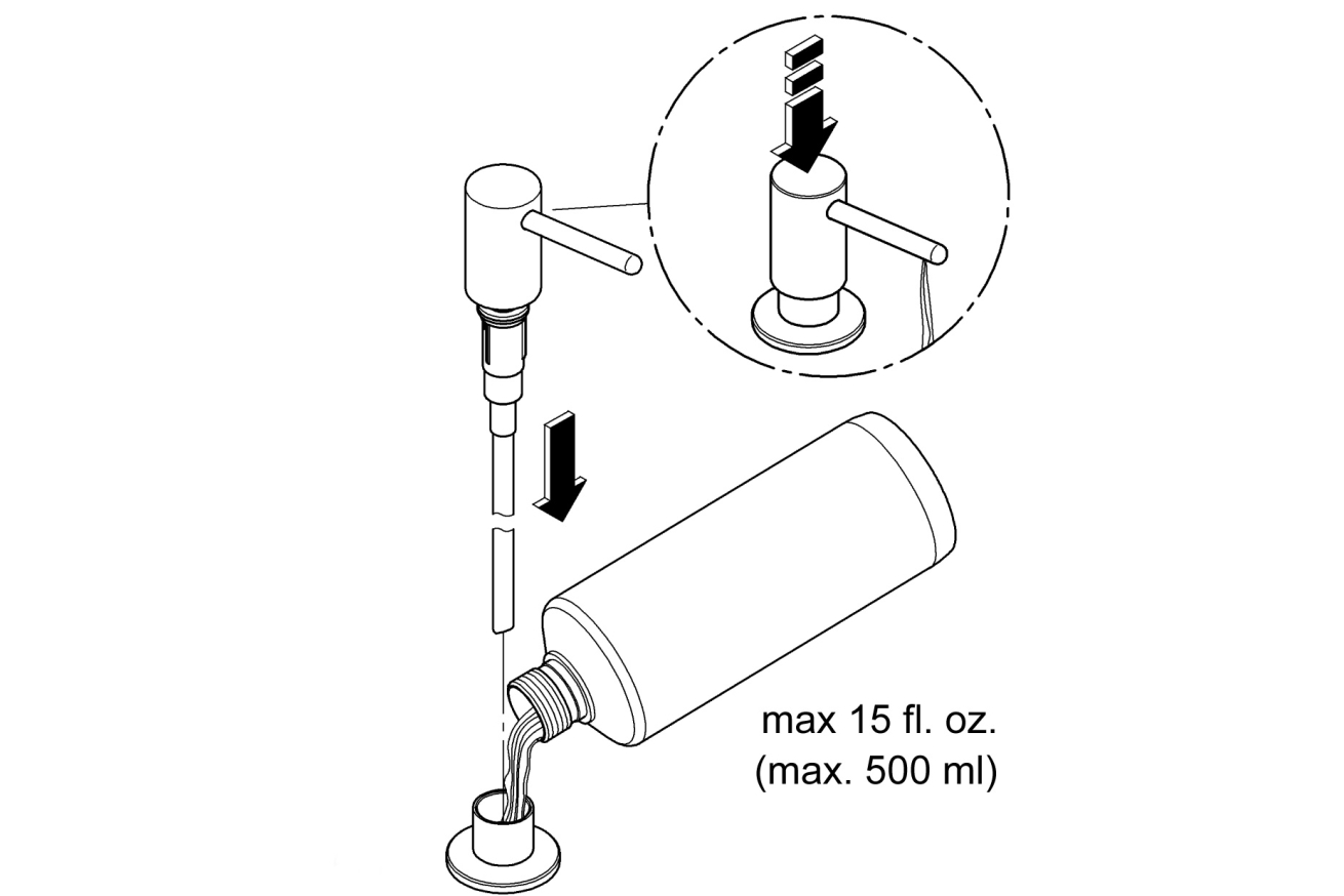 Дозатор жидкого мыла GROHE Contemporary, хром, (40536000)
