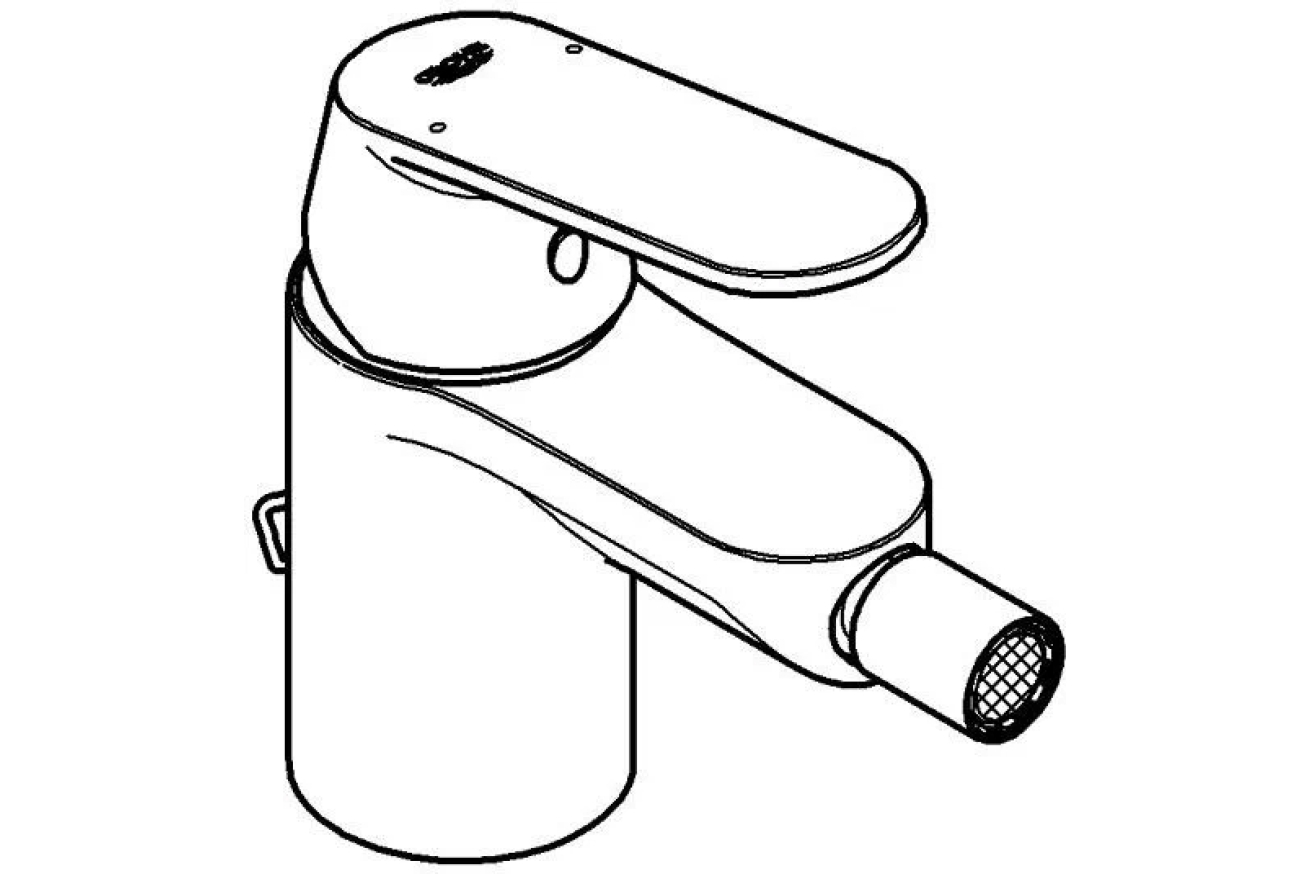 Смеситель для биде GROHE Eurosmart Cosmopolitan, S-size, хром (32840000)