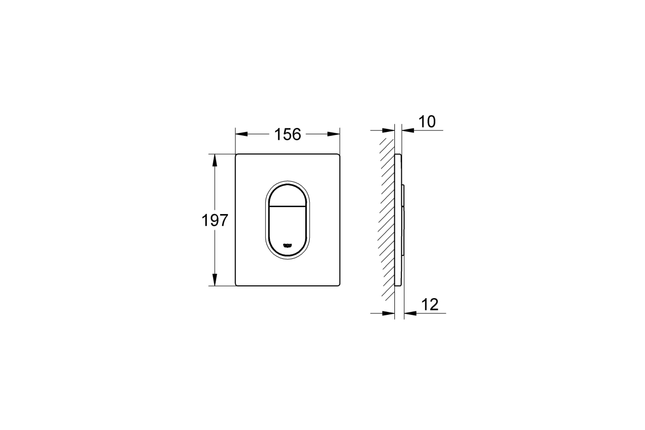 Комплект инсталляции GROHE Rapid SL с подвесным унитазом Euro Ceramic и сиденьем (36501000)