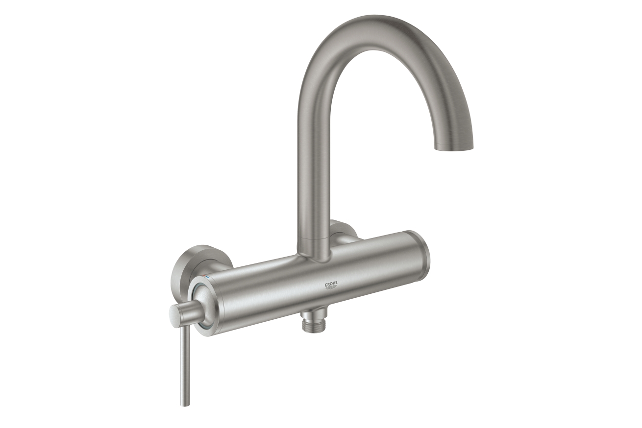 Смеситель для ванны GROHE Atrio, суперсталь (32652DC3)