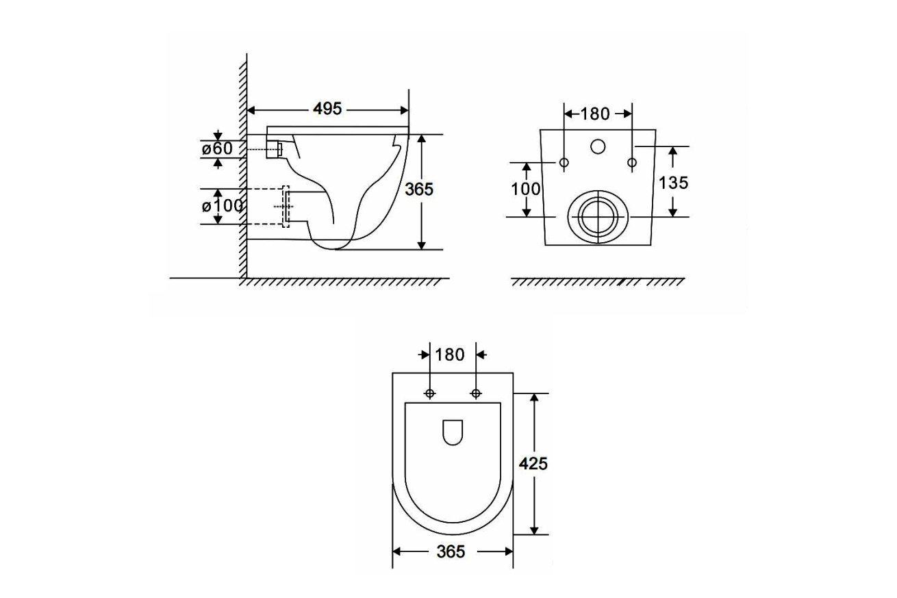 Комплект инсталляции GROHE 38811KF0-B/S с унитазом AQUAme AQM2002PRO и сиденьем с микролифтом (NW0173/S)