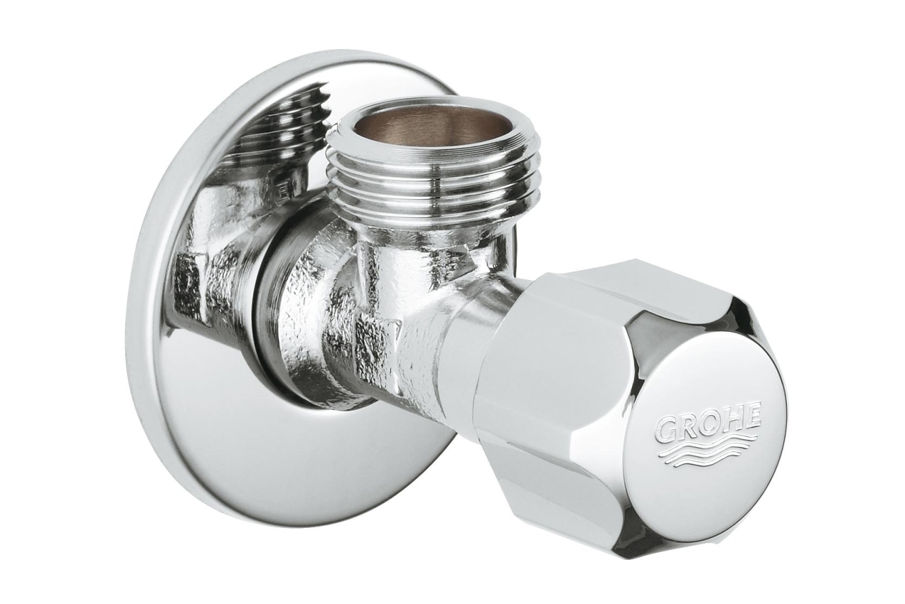 Универсальный угловой вентиль GROHE 1/2", хром (2201600M)