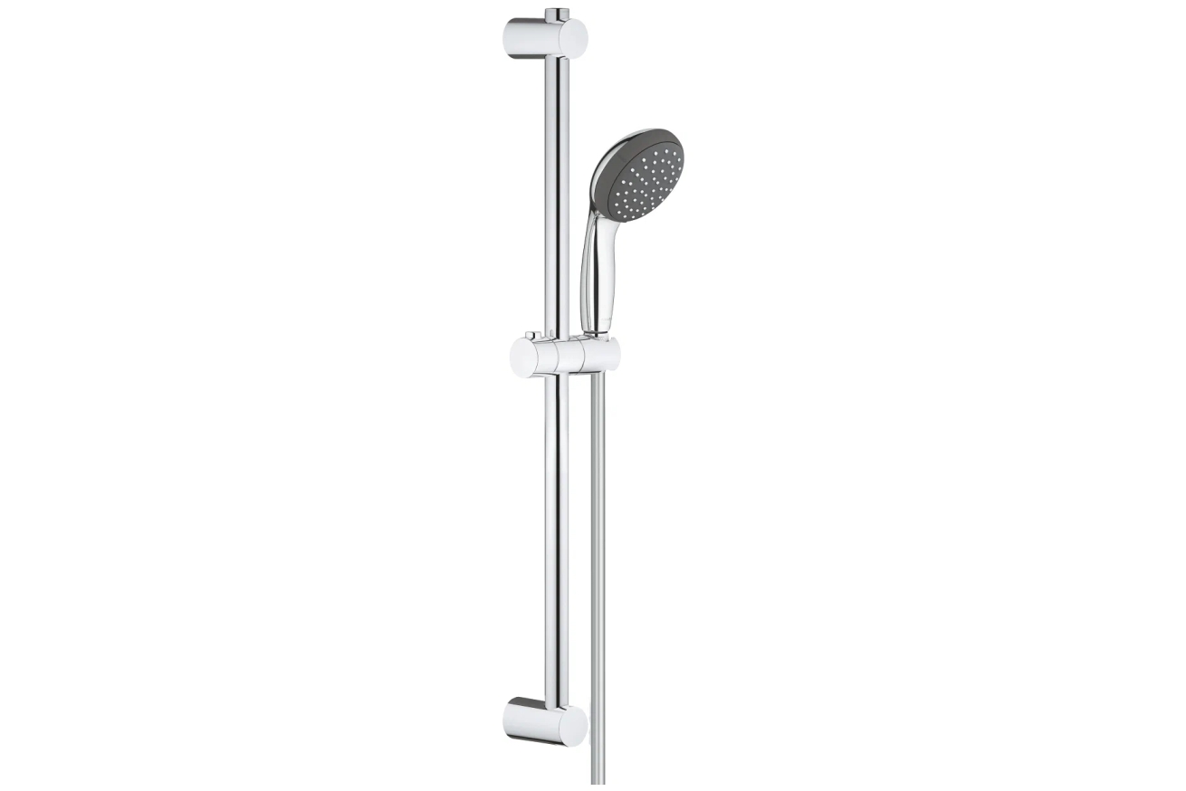 Душевой гарнитур GROHE QuickFix Vitalio Start 100, 1 режим струи, душевая штанга 600 мм, 5,7 л/мин, хром (27942000)