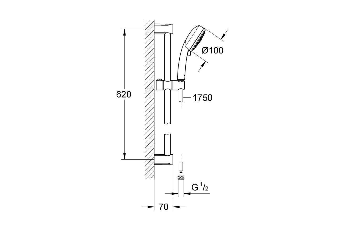 Готовый комплект для ванной комнаты GROHE Eurosmart Cosmopolitan (NB0001-2)