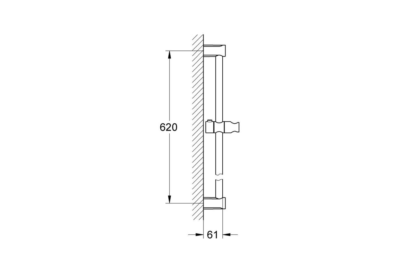 Готовый комплект для ванной комнаты GROHE Eurosmart с душевым гарнитуром, хром (NB0059)