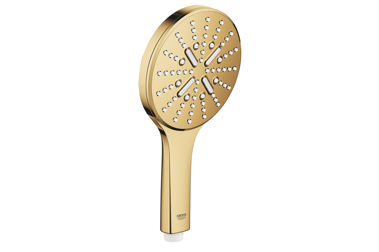 Ручной душ GROHE Rainshower SmartActive 130, 3 режима, холодный рассвет глянец (26574GL0)