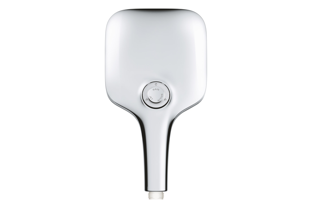 Ручной душ GROHE Rainshower SmartActive 130 Cube, 9,5 л/мин, 3 режима, хром (26582000)