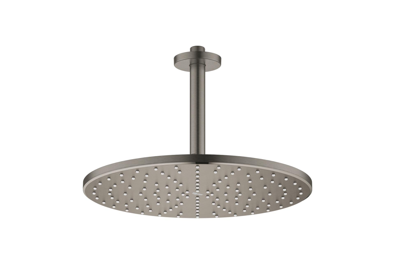 Верхний душ GROHE Rainshower 310 Mono с душевым кронштейном, темный графит матовый (26560AL0)
