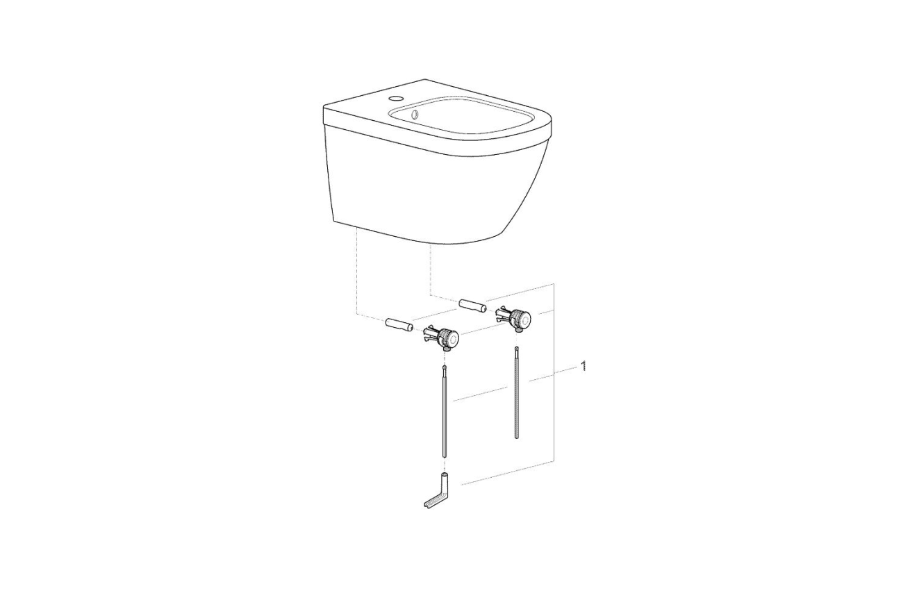Биде подвесное GROHE Euro Ceramic, альпин-белый (39208000)