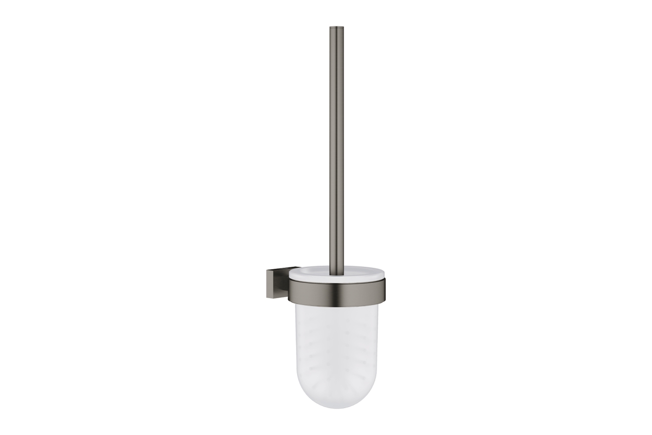 Туалетный ёршик GROHE Essentials Cube, темный графит матовый (40513AL1)