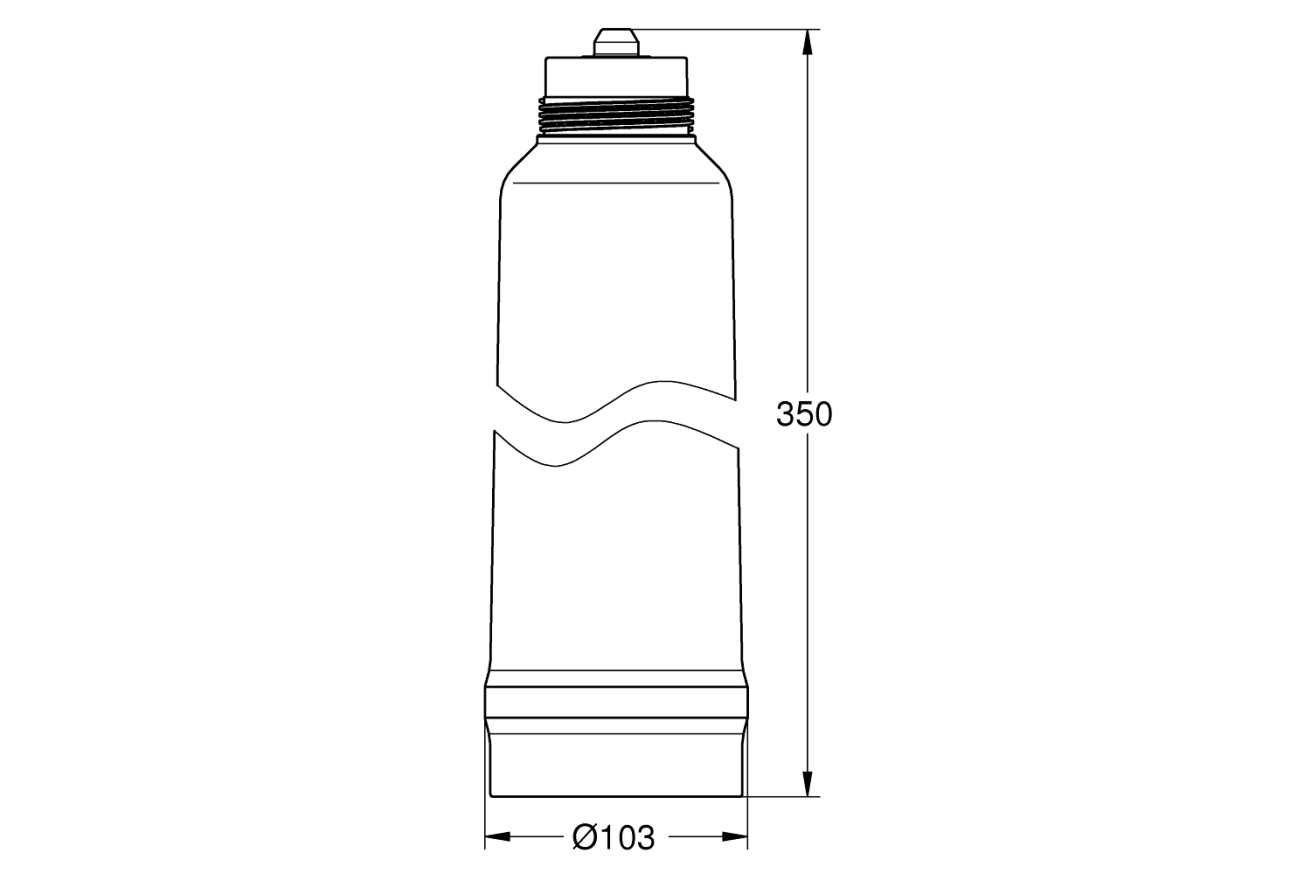 Фильтр для GROHE Blue и GROHE Red, L-Size, 2500 л., (40412001)