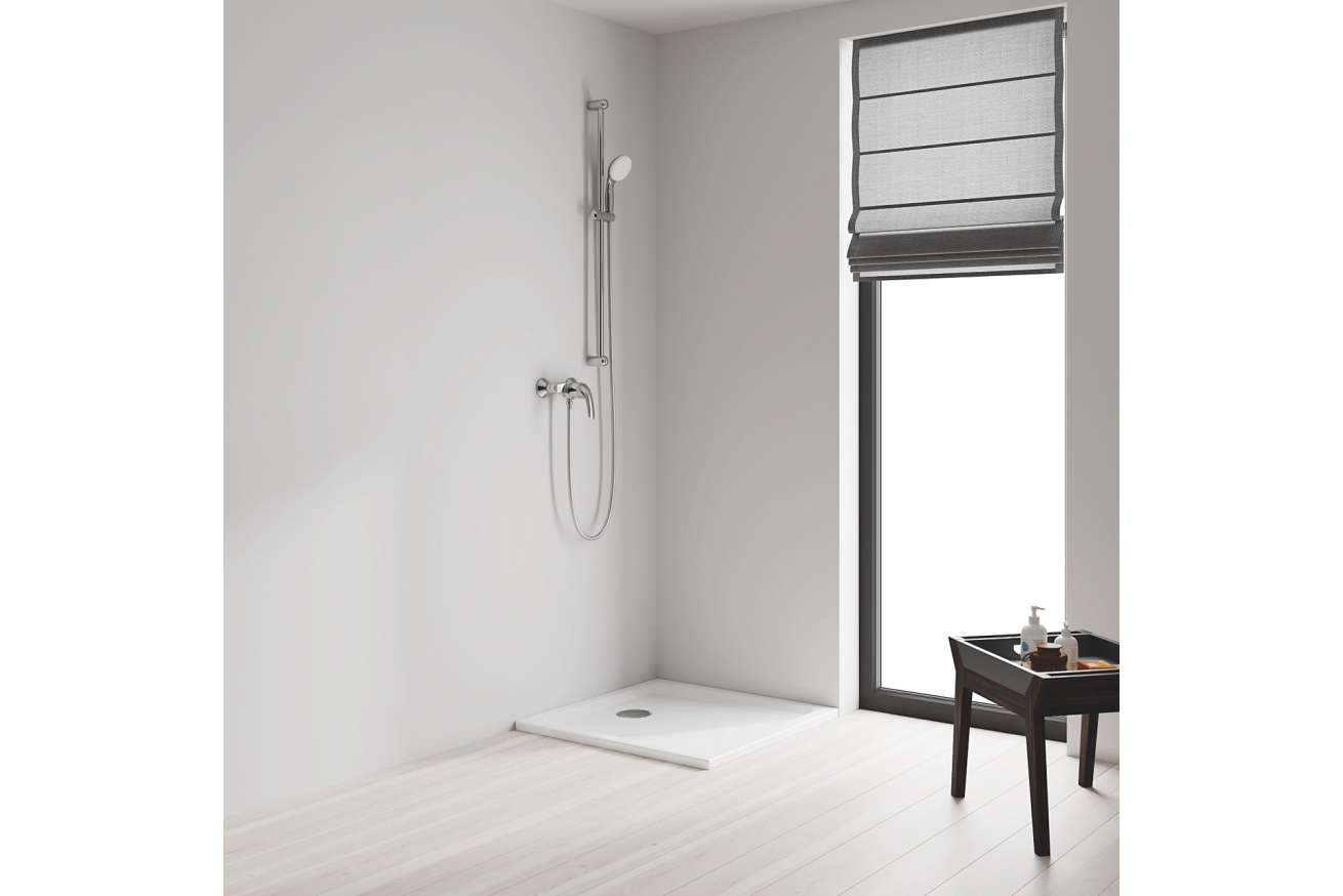 Душевой гарнитур GROHE New Tempesta 100, ручной душ, душевая штанга 900 мм и шланг, хром (27925001)